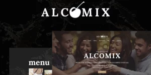 Elevate your online presence with Alcomix - Cocktail Bar WordPress Theme! This elegant