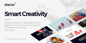 Alecta: A Smart Theme For Creative Agencies And Freelancers If you're a creative agency or freelancer looking to elevate your online presence