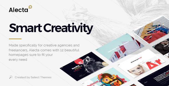 Alecta: A Smart Theme For Creative Agencies And Freelancers If you're a creative agency or freelancer looking to elevate your online presence