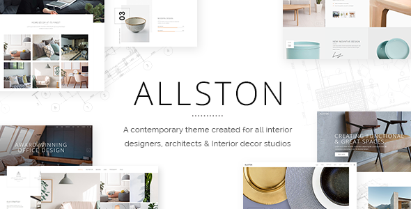 Allston is a contemporary WordPress theme designed for interior design and architecture websites. It offers a modern and sleek design