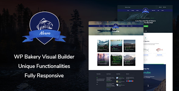 Alvaro is a multipurpose WordPress theme designed for hobby and leisure websites. It offers a clean and modern design with a variety of features to help you create a professional and attractive website for your hobby or leisure business. The theme includes a drag and drop page builder