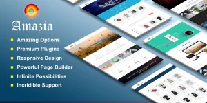 Amazia - Multipurpose WordPress Theme is a fully responsive and 100% customizable theme created by Cometor. You can choose your home page from 10+ home pages