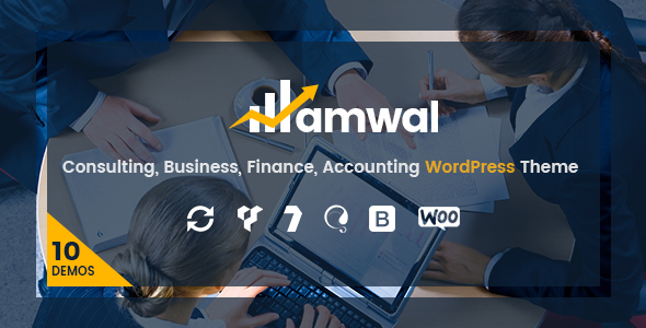 Discover Amwal WordPress Theme for consulting