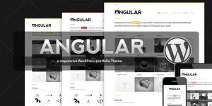 Angular  is a responsive WordPress Theme (try resizing your browser)