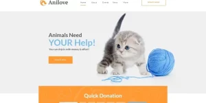 This particular Animal Shelter WordPress Template will completely do the job for animals and pets websites. The template's simple page layout is professionally built to provide the perfect buyer experience to your customers. Social sharing options