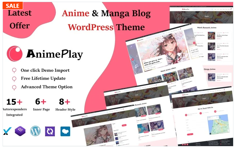 Discover the Anime Manga And Blog Magazine WordPress Theme