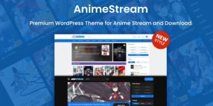 AnimeStream is made for those of you who want to create an anime streaming website (watch anime) with a modern