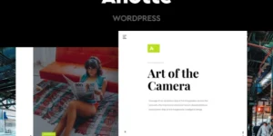 Anotte is horizontal photography WordPress theme focused on displaying portfolio images in elegant manner. Theme is light