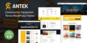 Unlock Your Next Project with Antek Construction Equipment WordPress Theme The Antek Construction Equipment WordPress Theme offers everything you need to create a sleek and fully functional website for your construction or equipment business. With its modern design and user-friendly interface