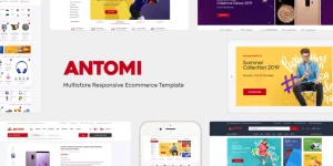 Antomi WordPress is a multipurpose theme and suitable for any store: digital store