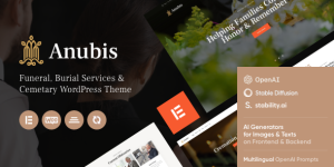 Elegant and customizable WordPress theme for funeral homes and cremation services. Responsive design