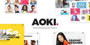 Unleash your creativity with Aoki theme. Perfect for portfolios