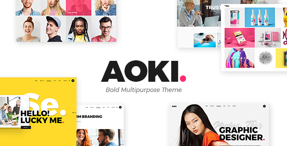 Unleash your creativity with Aoki theme. Perfect for portfolios