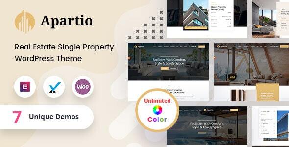 Meet Apartio: Your Ultimate Single Property WordPress Theme Introducing Apartio