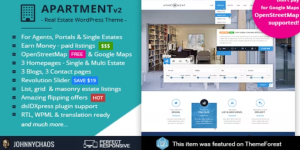 Apartment WP is a modern and creative responsive Real Estate WordPress Theme for Agents