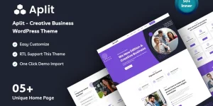 Aplit - creative business WordPress theme. Aplit theme is made using the redux framework and developed for compatibility with elemento. Aplit theme is built using redux framework