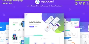 AppLand is a WordPress theme for App