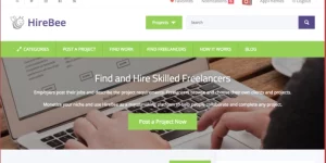 Hirebee by AppThemes is a freelance marketplace theme for WordPress.