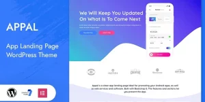 Our WordPress theme is designed specifically for App or Software companies that want to showcase their work. With Appal