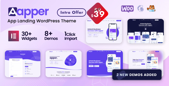 Create stunning landing pages effortlessly with Apper WordPress theme. Subscribe to Bevaultx for free downloads and access to premium resources today!