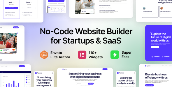 Discover the Applico - Startup  SaaS WordPress Theme! Stylish