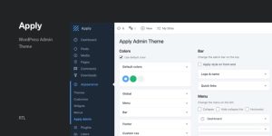 Revamp your WordPress admin panel with the sleek and user-friendly Apply - WordPress Admin Theme. Get it now on CodeCanyon  Bevaultx!