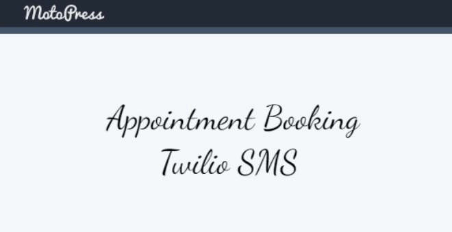 Streamline your appointment management with the Appointment Booking Twilio SMS extension for MotoPress! Automate SMS notifications