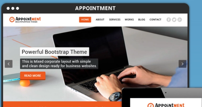 Appointment is an incredibly multipurpose responsive theme coded  designed with a lot of care and love. You can use it for your business