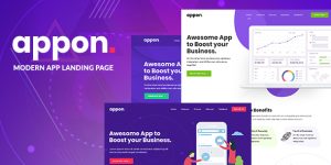 Appon - App  SaaS Software Theme: Elevate Your Digital Presence You're a WordPress fanatic or a developer