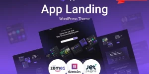 The most valuable and effective way of promoting your business is building a website. With the brand new app landing page template