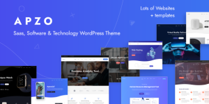 Elevate your software or SaaS product with the Apzo WordPress theme. Get stunning