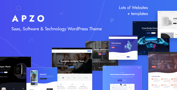 Elevate your software or SaaS product with the Apzo WordPress theme. Get stunning