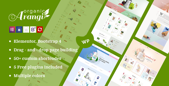 Boost sales  enhance UX with the Arangi Organic WooCommerce Theme. Discover why this ThemeForest gem is a must for WordPress sites. Learn more now!