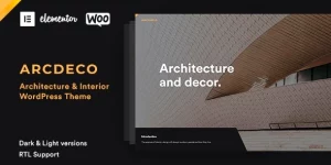 Discover Arcdeco – a versatile WordPress theme perfect for interior design