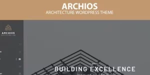 Archios is a WordPress theme designed specifically for architecture-related content. The theme is fully responsive