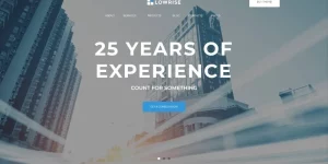 Lowrise is an architect portfolio WordPress theme preferred among architects