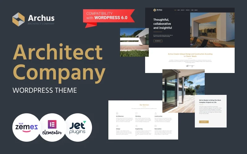 This fully responsive Architect Company WordPress Theme will help you to create a fully-functional