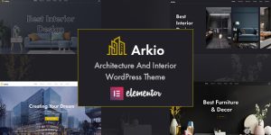 The Arkio: Architecture  Interior WordPress Theme is a beautifully designed theme specifically tailored for architecture and interior design businesses. If you’re looking to showcase your design prowess and attract clients with a stunning online presence