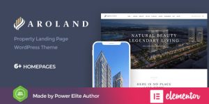 Introducing the Aroland - Single Property Landing Page WordPress Theme If you're looking to create a stunning