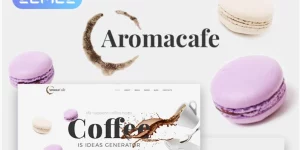 Discover Aromacafe - Coffee Shop Elementor WordPress Theme