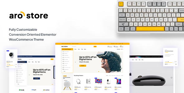 Arostore - Electronics Store WooCommerce Theme: Your Ultimate Tool for Online Success Introducing the Arostore - Electronics Store WooCommerce Theme! This impressive theme is designed to provide a seamless shopping experience for your customers while boosting your online store's presence. Whether you're selling electronics