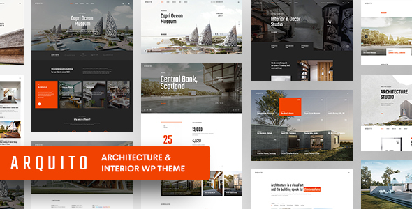 Looking to elevate your architecture and interior design website to the next level? Meet Arquito - 3D Architecture  Interior WordPress Theme