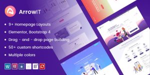 ArrowIT - Technology Digital Transformation WordPress Theme is perfect for businesses looking to amp up their online presence. Packed with visually appealing designs and versatile features