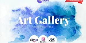 Art Deco - Art Gallery WordPress Theme