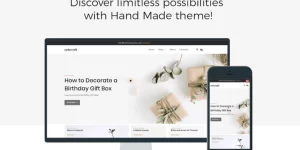 Open your online shop specialized in handmade goods using an attractive Artcraft theme. It has a neat design and an intuitive interface that will allow attracting more visitors and potentials customers to your store. You will show products by categories