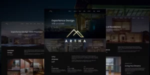 Artha is a WordPress theme that very suitable for Interior Design Business. It’s very minimalis