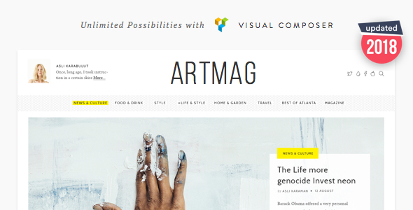 Artmag – Clean WordPress Blog  Magazine Theme Looking to level up your WordPress blog or magazine site with a clean and modern design? Look no further than the Artmag – Clean WordPress Blog  Magazine Theme! This theme brings a stylish and clutter-free layout