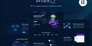 Aruba - Crypto  ICO Elementor WordPress Theme