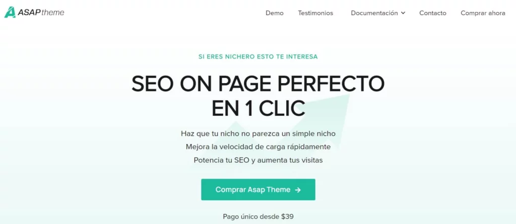 La plantilla WordPress que eligen cientos de nicheros. Crear una web de nicho nunca fue tan sencillo​ No necesitas nada más para monetizar tus webs Potencia tu SEO y aumenta tus visitas y tus ingresos​ Si realmente quieres vivir de tus nichos necesitas trabajar con una plantilla sencilla de usar…