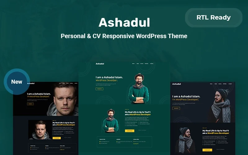 Ashadul is a Clean responsive personal WordPress theme. it's the best personal theme at a time. there have a lot of elements available on this theme. Anyone can make a website within few minutes using the theme. We used the elementor page builder. It's fully responsive to all media devices.…